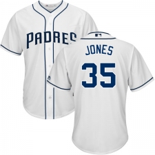 Youth Majestic San Diego Padres #35 Randy Jones Replica White Home Cool Base MLB Jersey