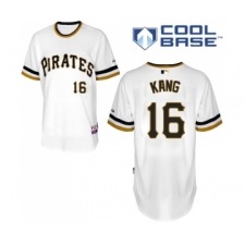 Men's Pittsburgh Pirates #16 Jung-ho Kang Authentic White Alternate 2 Cool Base Baseball Jersey