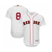 Men's Boston Red Sox #8 Carl Yastrzemski White 2019 Gold Program Flex Base Authentic Collection Baseball Jersey