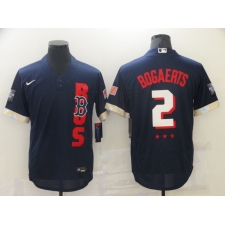 Men's Boston Red Sox #2 Xander Bogaerts Navy 2021 All-Star Game Replica Jersey