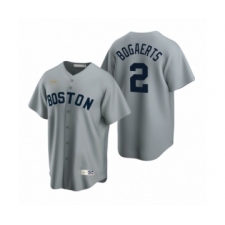 Men's Boston Red Sox #2 Xander Bogaerts Nike Gray Cooperstown Collection Road Jersey