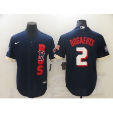 Men's Boston Red Sox #2 Xander Bogaerts Nike Navy 2021 All-Star Game Replica Jersey