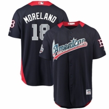 Men's Majestic Boston Red Sox #18 Mitch Moreland Game Navy Blue American League 2018 MLB All-Star MLB Jersey