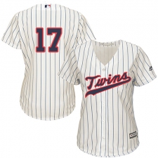 Women's Majestic Minnesota Twins #17 Jose Berrios Replica Cream Alternate Cool Base MLB Jersey