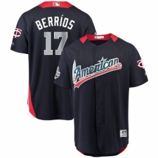 Youth Majestic Minnesota Twins #17 Jose Berrios Game Navy Blue American League 2018 MLB All-Star MLB Jersey