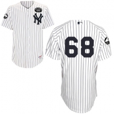 Men's Majestic New York Yankees #68 Dellin Betances Authentic White GMS 