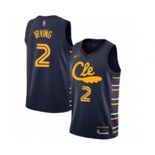 Women's Cleveland Cavaliers #2 Kyrie Irving Swingman Navy Basketball Jersey - 2019 20 City Edition