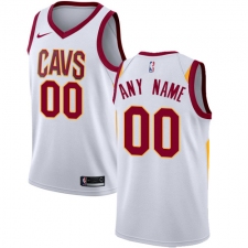 Women's Nike Cleveland Cavaliers Customized Authentic White Home NBA Jersey - Association Edition