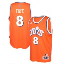 adidas Cleveland Cavaliers #8 Channing Frye Orange Hardwood Classics Swingman Jersey