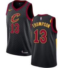 Men's Nike Cleveland Cavaliers #13 Tristan Thompson Swingman Black Alternate NBA Jersey Statement Edition