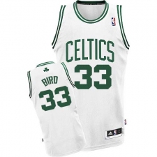 Youth Adidas Boston Celtics #33 Larry Bird Swingman White Home NBA Jersey
