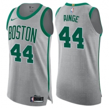 Men's Nike Boston Celtics #44 Danny Ainge Authentic Gray NBA Jersey - City Edition