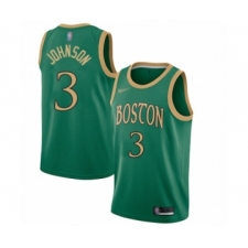 Men's Boston Celtics #3 Dennis Johnson Swingman Green Basketball Jersey - 2019 20 City Edition