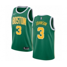 Men's Nike Boston Celtics #3 Dennis Johnson Green Swingman Jersey - Earned Edition