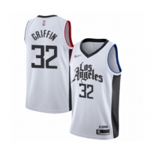 Men's Los Angeles Clippers #32 Blake Griffin Swingman White Basketball Jersey - 2019 20 City Edition