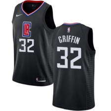 Youth Nike Los Angeles Clippers #32 Blake Griffin Authentic Black Alternate NBA Jersey Statement Edition