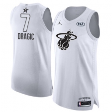 Men's Nike Miami Heat #7 Goran Dragic Authentic White 2018 All-Star Game NBA Jersey