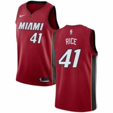 Women's Nike Miami Heat #41 Glen Rice Authentic Red NBA Jersey Statement Edition