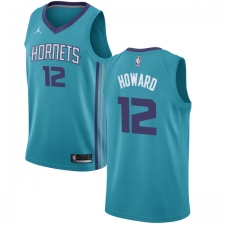 Youth Nike Jordan Charlotte Hornets #12 Dwight Howard Authentic Teal NBA Jersey - Icon Edition