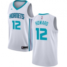 Youth Nike Jordan Charlotte Hornets #12 Dwight Howard Swingman White NBA Jersey - Association Edition