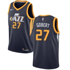 Men's Nike Utah Jazz #27 Rudy Gobert Swingman Navy Blue Road NBA Jersey - Icon Edition