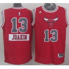 Bulls #13 Joakim Noah Red 2014-15 Christmas Day Stitched NBA Jersey