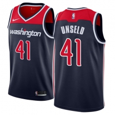Youth Nike Washington Wizards #41 Wes Unseld Authentic Navy Blue NBA Jersey Statement Edition