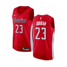 Men's Nike Washington Wizards #23 Michael Jordan Red Swingman Jersey - Earned Edition