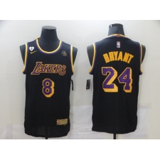 Men's Nike Los Angeles Lakers Kobe Bryant Swingman Black NBA Jersey