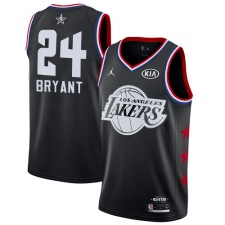 Youth Nike Los Angeles Lakers #24 Kobe Bryant Black Basketball Jordan Swingman 2019 All-Star Game Jersey