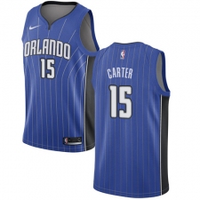 Men's Nike Orlando Magic #15 Vince Carter Swingman Royal Blue Road NBA Jersey - Icon Edition