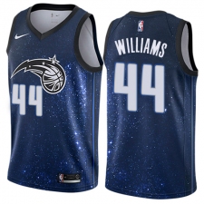Men's Nike Orlando Magic #44 Jason Williams Authentic Blue NBA Jersey - City Edition