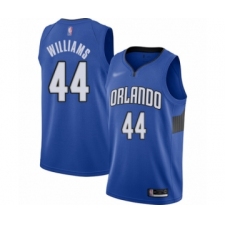Men's Orlando Magic #44 Jason Williams Authentic Blue Finished Basketball Jersey - Statement Edition