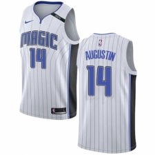 Women's Nike Orlando Magic #14 D.J. Augustin Authentic NBA Jersey - Association Edition
