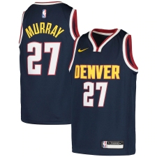 Youth Denver Nuggets #27 Jamal Murray Nike Navy 2020-21 Swingman Jersey