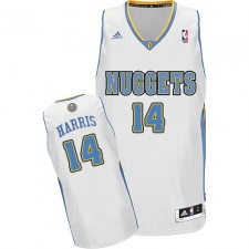 Youth Adidas Denver Nuggets #14 Gary Harris Swingman White Home NBA Jersey