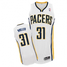 Women's Adidas Indiana Pacers #31 Reggie Miller Authentic White Home NBA Jersey