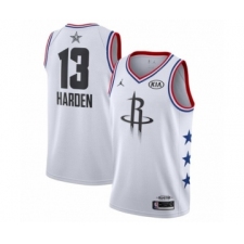 Women's Jordan Houston Rockets #13 James Harden Swingman White 2019 All-Star Game Basketball Jersey