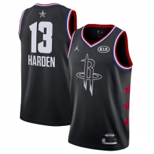 Youth Nike Houston Rockets #13 James Harden Black Basketball Jordan Swingman 2019 All-Star Game Jersey
