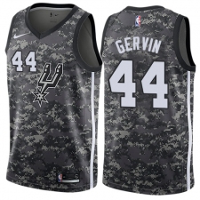 Men's Nike San Antonio Spurs #44 George Gervin Authentic Camo NBA Jersey - City Edition