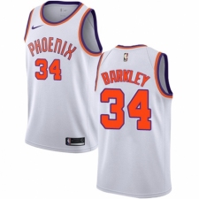 Men's Nike Phoenix Suns #34 Charles Barkley Authentic NBA Jersey - Association Edition