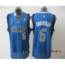 Mavericks Revolution 30 #6 Tyson Chandler Sky Blue Stitched NBA Jersey
