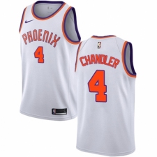 Men's Nike Phoenix Suns #4 Tyson Chandler Authentic NBA Jersey - Association Edition