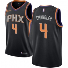 Youth Nike Phoenix Suns #4 Tyson Chandler Swingman Black Alternate NBA Jersey Statement Edition
