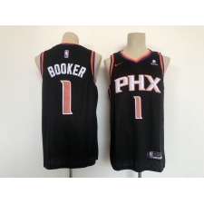 Men's Phoenix Suns #1 Devin Booker Swingman Black Basketball Jersey