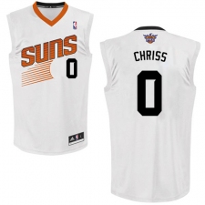 Men's Adidas Phoenix Suns #0 Marquese Chriss Authentic White Home NBA Jersey