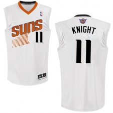 Youth Adidas Phoenix Suns #11 Brandon Knight Authentic White Home NBA Jersey