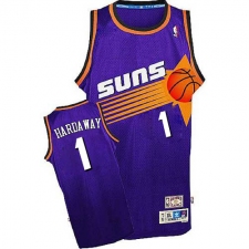 Men's Adidas Phoenix Suns #1 Penny Hardaway Swingman Purple Throwback NBA Jersey