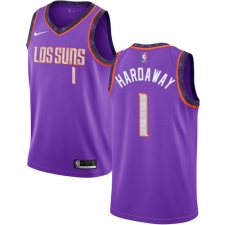 Men's Nike Phoenix Suns #1 Penny Hardaway Swingman Purple NBA Jersey - 2018 19 City Edition