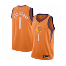 Men's Phoenix Suns #1 Penny Hardaway Authentic Orange Finished Basketball Jersey - Statement Edition
